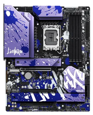 Produktbild von Asrock Z790 LiveMixer, Intel, LGA 1700, Intel® Core™ i5, Intel® Core™ i7, Intel® Core™ i9, DDR5-SDRAM, 128 GB, DIMM