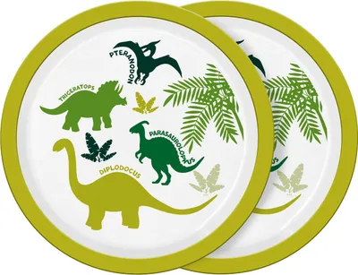 Produktbild von Teller Dinos 2er Set 21,5cm