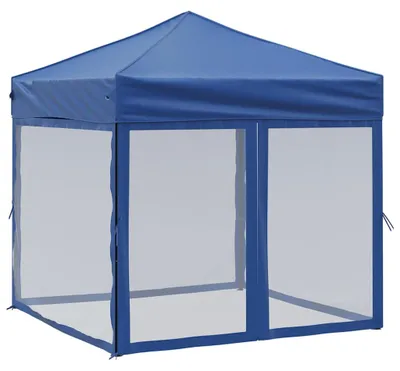 Obrázok produktu pre vidaXL Párty stan skladací s bočnými stenami modrý 2x2 m