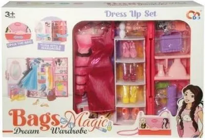 Imagen del producto de Armario 2 en 1 con bolso y accesorios