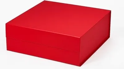 Obrázok produktu pre Magnetická krabička červená 330 x 330 x 115 mm (vonkajšie rozmery) A4 Dekoratívne balenie