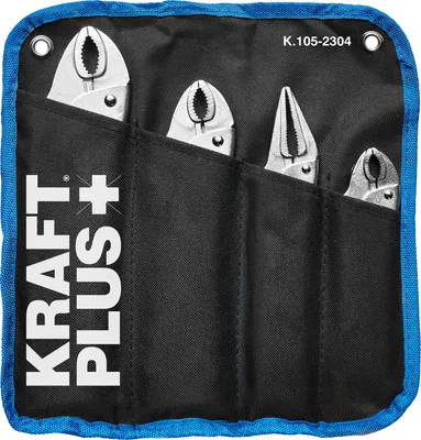 Produktbild von KRAFTPLUS K.105-2304 Gripzange Feststellzange Klemmzange Schweißerzange - 4-tlg.