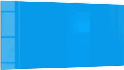 Produktbild von DEQORI Küchenrückwand Glas 100x50 cm 'Hellblau' Spritzschutz Bad Rückwand Küche