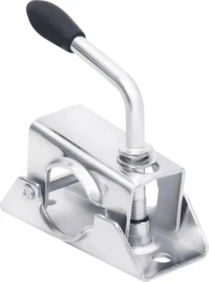 Produktbild von vidaXL Klemmen für Stützrad 2 Stk. 13,5x6,5x14 cm Verzinkter Stahl