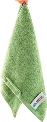 Immagine prodotto di asciugamani etérea Viola - asciugamano per ospiti in 100% cotone, standard OEKOTEX 100, 550 GSM, tessuto robusto di qualità senza bordi, morbido e assorbente dimensioni 30x50 cm, colore verde