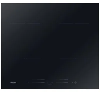 Produktbild von Haier HAISJ64MC, Schwarz, Integriert, 59 cm, Zonen-Induktionskochfeld, Glaskeramik, 4 Zone(n)