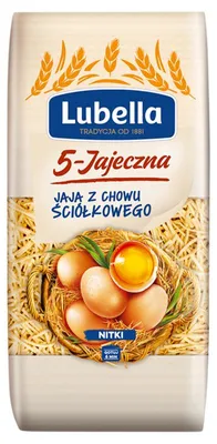 Image de Lubella 5 pâtes aux oeufs 250 G