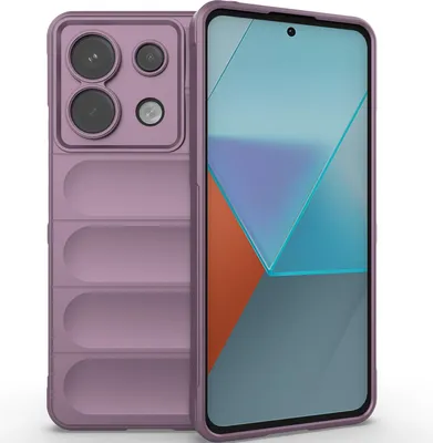Produktbild von Handyhülle für Xiaomi Redmi Note 13 Pro 5G Weich TPU Silikon Stossfest Anti-rutsch Hülle Lila