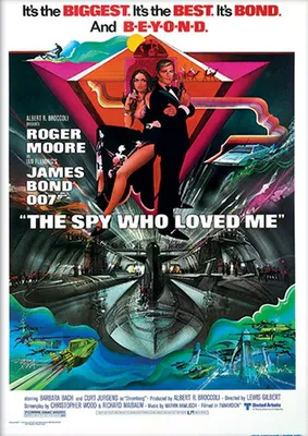 Image de James Bond - Spy Who Loved Me One-sheet - ART PRINT - 30x40cm - Affiche Poster