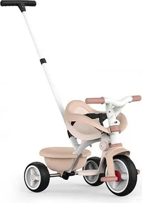 Immagine prodotto di Triciclo, Smoby Be Move Confort Rose, barra di spinta regolabile, pneumatici antiforatura, da 10 mesi a 3 anni