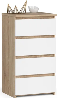 Produktbild von raumhirsch Kommode mit 4 Schubladen 40 cm breit Holz Schrank