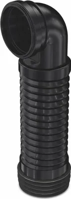 Immagine prodotto di Raccordo flessibile con curva a 90° per WC sospeso, 205-370 mm