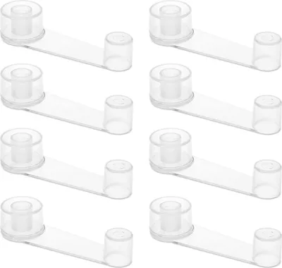 Produktbild von Selbstklebender Türstopper Transparent - Set von 8 - Dämpfer Fußbodentürstopper Gegen Beschädigungen