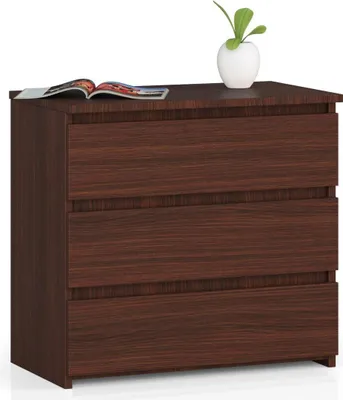 Obrázek produktu pro Akord Komoda 3 zásuvky wenge 60x35x57 cm