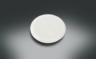 Produktbild von Rotheigner Möbelgitter Kunststoff weiß rund 50 mm Pack = 4 St