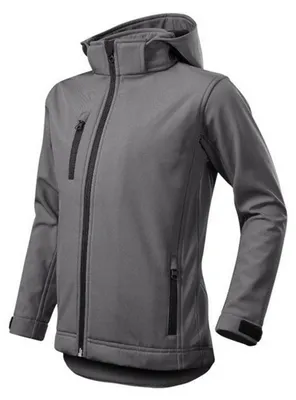 Produktbild von Malfini - Softshelljacke für Kinder PP6380 (140) (Stahlgrau)