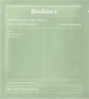 Zdjęcie produktu dla Biodance Refreshing Sea Kelp Real Deep Mask 1St.