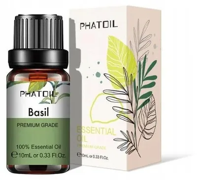 Zdjęcie produktu dla Olejek eteryczny bazyliowy 100% naturalny 10 ml do aromaterapii