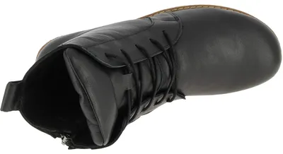 Produktbild von Andrea Conti Damen Stiefelette aus weichem Leder mit Wechselsohle 0344589, Größe:39 EU, Farbe:Schwarz