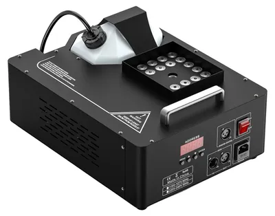 Productafbeelding van Nebelmachine, 1500W, bereik van 6-8 meter, spuitbereik van 360°, DMX512-besturing, CE-gecertificeerd
