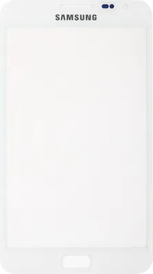 Image de Écran + colle pour Samsung Galaxy Note N7000 - blanc
