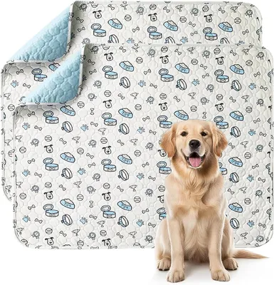 Obrázok produktu pre Podložky pre šteniatka 45x60 cm, 2-balenie, vodotesné, protišmykové, na výcvik