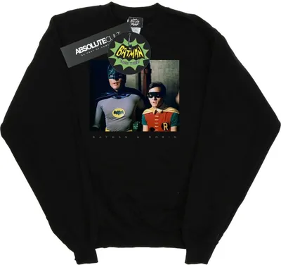 Produktbild von DC Comics - "Batman TV Series Dynamic Duo" Sweatshirt für Herren BI14240 (S) (Schwarz)