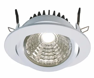 Produktbild von Kapego COB Downlight schwenkbar, 12W, 12W,neutralweiß 4000K, weiß, 350mA