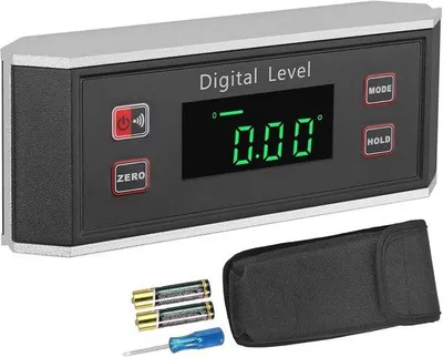 Obrázek produktu pro Digitální sklonoměr s magnetickou základnou s V-drážkou, vodotěsný
