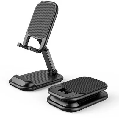 Image de Support pour smartphone réglable, support universel pliable, compatible avec l'iPhone et d'autres smartphones