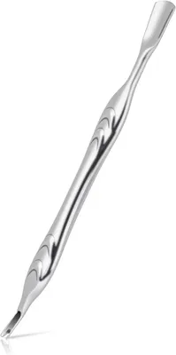 Nagelhautschieber mit Gabel - 2-in-1 RVS Nagelreiniger - U-förmiges Design für professionelle Maniküre und Pediküre