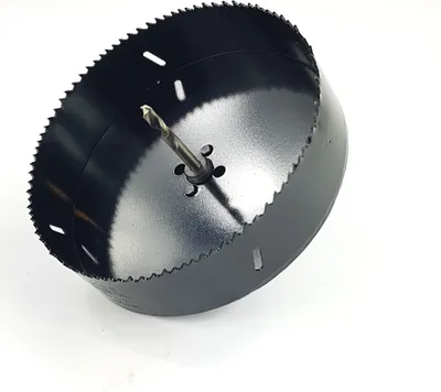 Produktbild von BOHRFUX Lochsäge Ø165mm mit Adapter Bohrtiefe 40mm HSS-Bi-Metall Lochfräse Dosenbohrer Bohrkrone Lochkreissäge für Stahl, NE-Metalle, Holz und Holzwerkstoffe uvm..