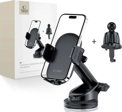 Zdjęcie produktu dla Tech-Protect V7 Universal Dashboard & Vent Car Mount Black