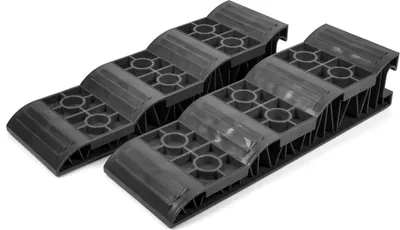 Produktbild von Stufenkeil schwarz 2er Set, 52 x 17 x 11 cm bis 1250 kg pro Keil Auffahrkeil