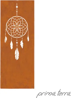 Produktbild von 1 Sichtschutz Element Traumfänger Wand Edelrost Metall 158x60 cm Garten Rost