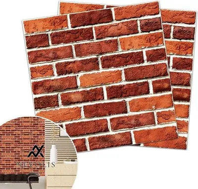 Immagine prodotto di Pannelli 3D effetto pietra autoadesivi, 20 pezzi, resistenti all'acqua