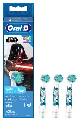 Produktbild von Oral-B Kids Star Wars, 3 Stück(e), Weiß, Extra weich, 3 Jahr(e), Oral-B, Box