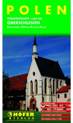 Image de Höfer Pologne PL007. Haute-Silésie 1 : 200 000. carte routière