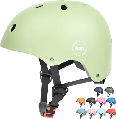 Image de XJD Enfants Jeunes Casque Vélo Vert Menthe pour Multisports 48-54 cm 3-13 ans