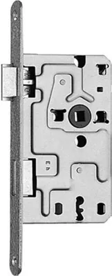Produktbild von SSF Einsteckschloss, 24 mm, 235 mm, Zimmertür, DIN rechts, Türe stumpf, kantig