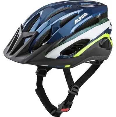 Produktbild von Fahrradhelm Alpina MTB17 Dunkelblau und Neon 58-61