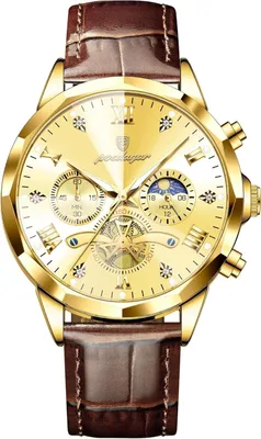 Produktbild von Watch  Herren-Armbanduhr, modisch, Quarz, wasserdicht, leuchtend, Chronograph, Leder, Herrenuhr, Sport, Business, klassische Herrenuhren