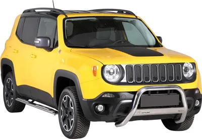 Image de Pare-buffle Avant pour Jeep Renegade 2014-2024 63 mm en Acier Gris