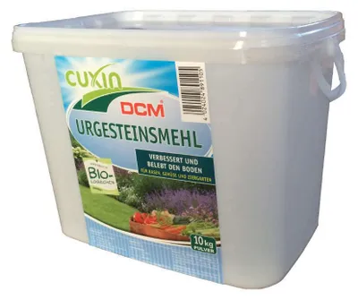 Produktbild von Cuxin DCM Urgesteinsmehl 10 kg Eimer Bodenhilfsstoff