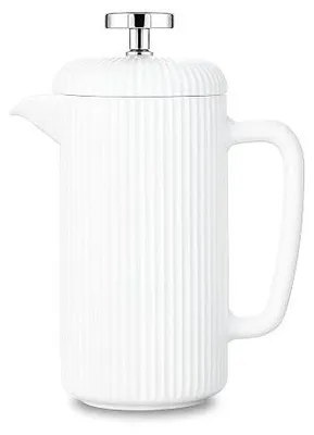 Zdjęcie produktu dla Zaparzacz french press porcelanowy 650 ml do kawy herbaty