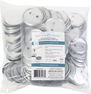 Button-Nachfüllset 58 mm, 100 Stück, für Button-Press-Maschine