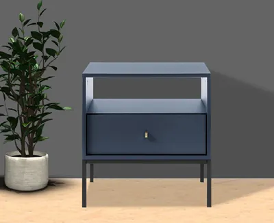 Immagine prodotto di Consolle comodino Comodino Comodino 54cm blu navy 77132372