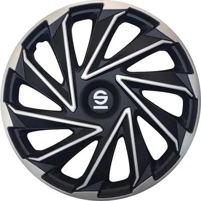 Immagine prodotto di Copriruota Varese 15 pollici ABS argento/nero Set di 4