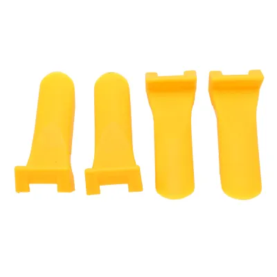 Image de protecteurs de jantes en 4 parties, inserts en plastique, couvre-joue, remplacement pour changeur de pneus Corghi