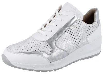Produktbild von FINN COMFORT FinnStretch Mori Damen Halbschuhe weiss Leder - Größe: UK 5